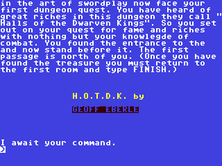 The Halls of the Dwarven Kings — ss (WOR)