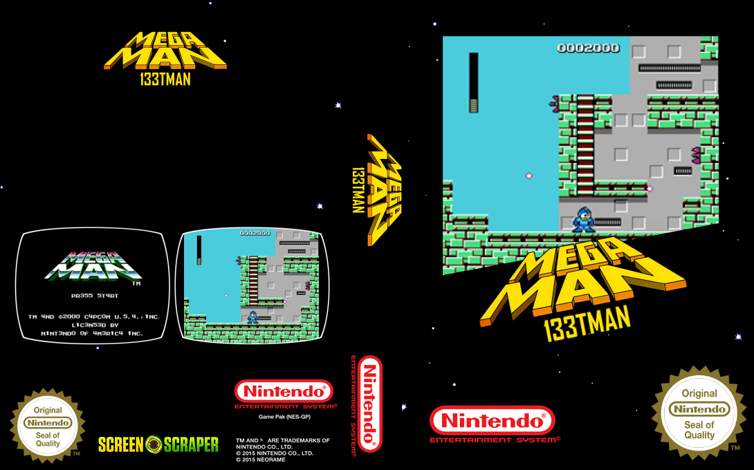 MegaMan : 133TMAN — box-texture (SS)