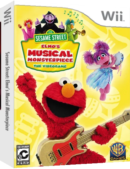 Sesame Street - Elmo's Musical Monsterpiece - The Videogame — box-3D (US)