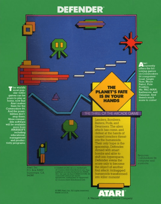 Defender — box-2D-back (US)