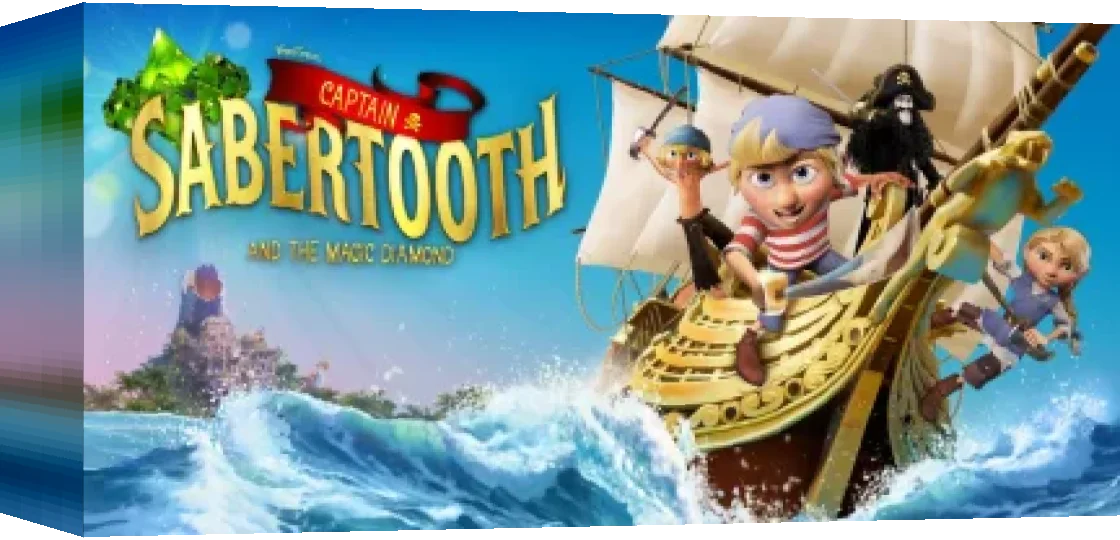 Captain Sabertooth and the Magic Diamond — box-3D (WOR)