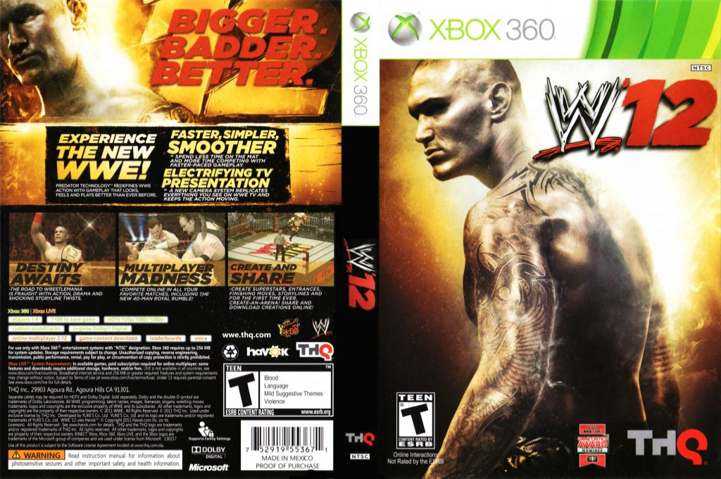 WWE '12 — box-texture (US)