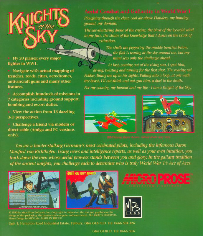 Knights Of The Sky — box-2D-back (EU)