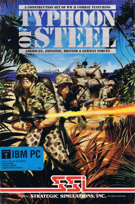 Typhoon Of Steel box art
