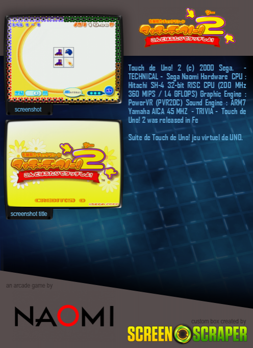 Touch De Uno! 2 — box-2D-back (SS)