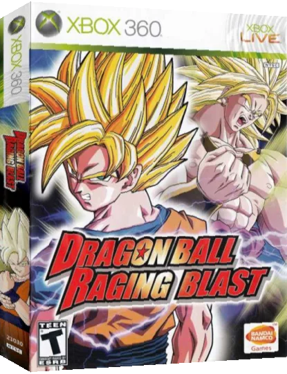 Dragon Ball - Raging Blast — box-3D (US)