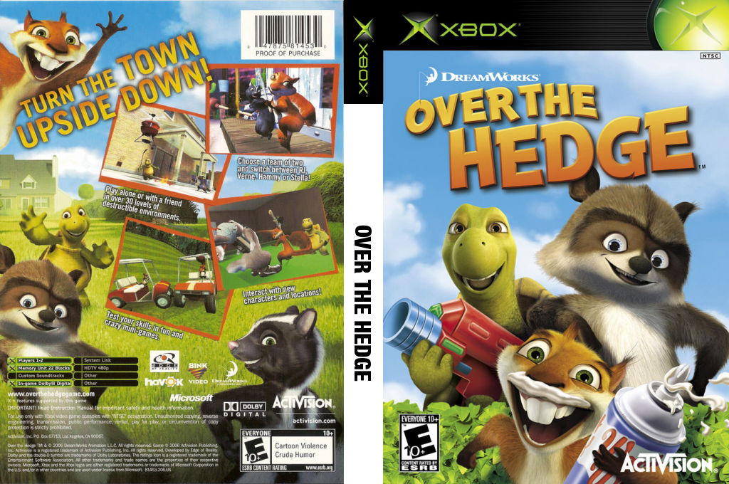 DreamWorks Over the Hedge — box-texture (US)