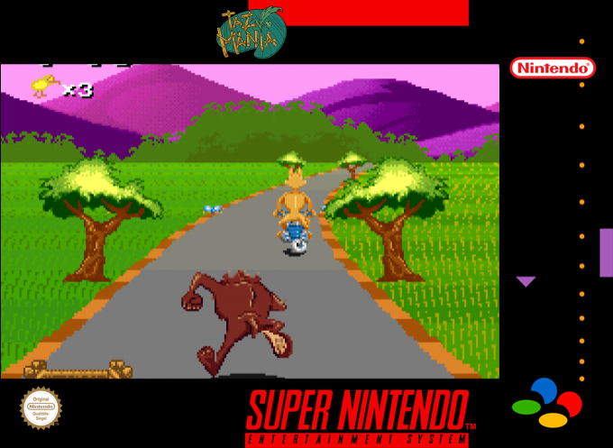 Taz-mania — box-2D (SS)