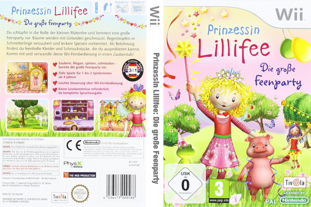 Princess Lillifee - The Big Fairy Party — box-texture (DE)