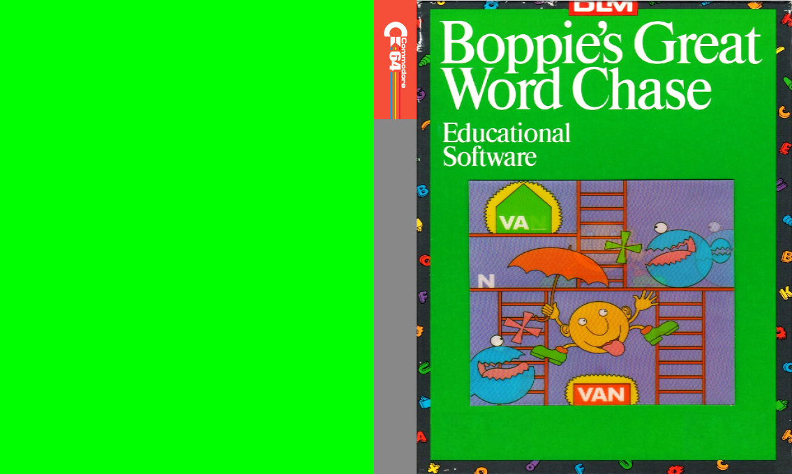 Boppie's Great Word Chase — box-texture (US)