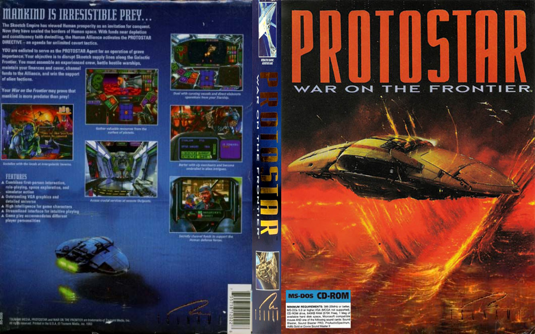 Protostar - War On The Frontier — box-texture (US)