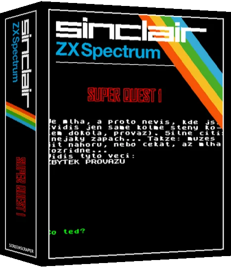 Super Quest I — box-3D (SS)