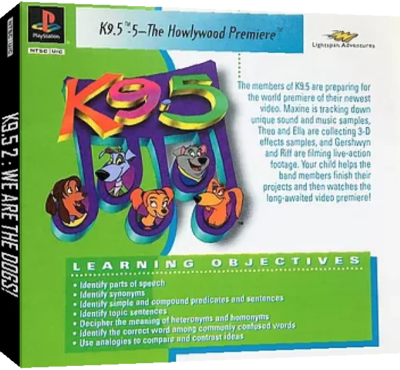 ZZZ(notgame):Lightspan - K9.5 2 - We Are The Dogs — box-3D (US)
