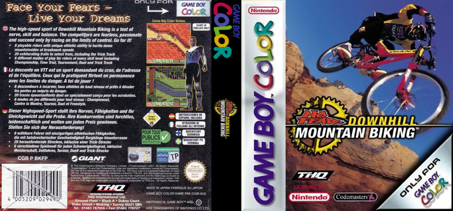 No Fear - Downhill Mountain Biking — box-texture (EU)