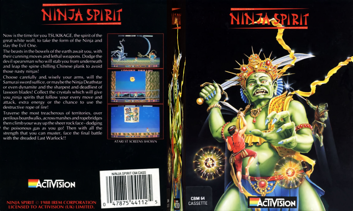 Ninja Spirit — box-texture (EU)
