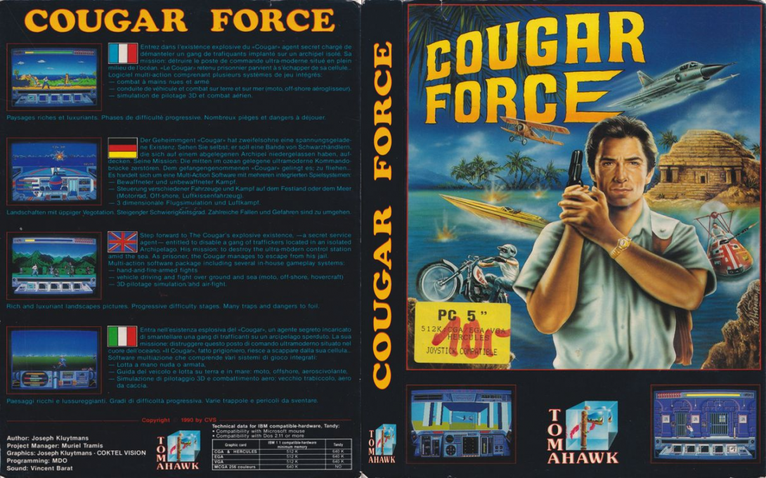 Cougar Force — box-texture (EU)