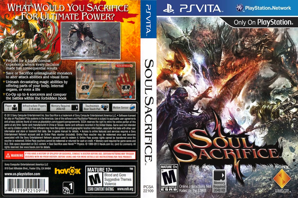Soul Sacrifice — box-texture (US)