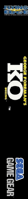 George Foreman's Ko Boxing — box-2D-side (US)