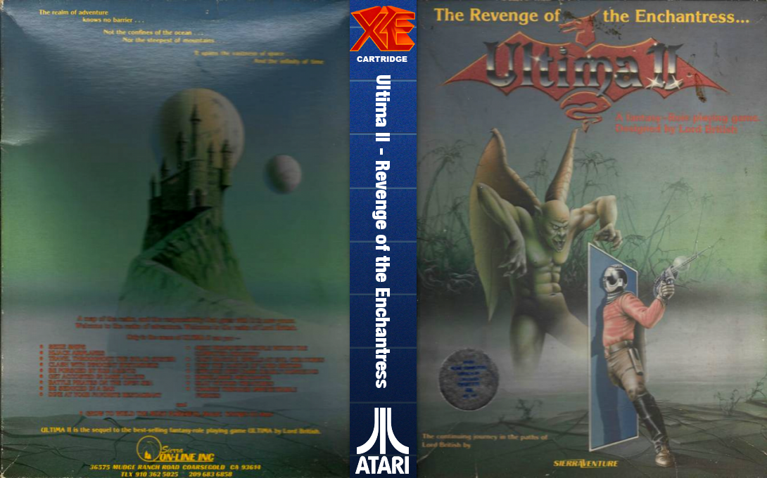 Ultima 2 - Revenge Of The Enchantress — box-texture (US)