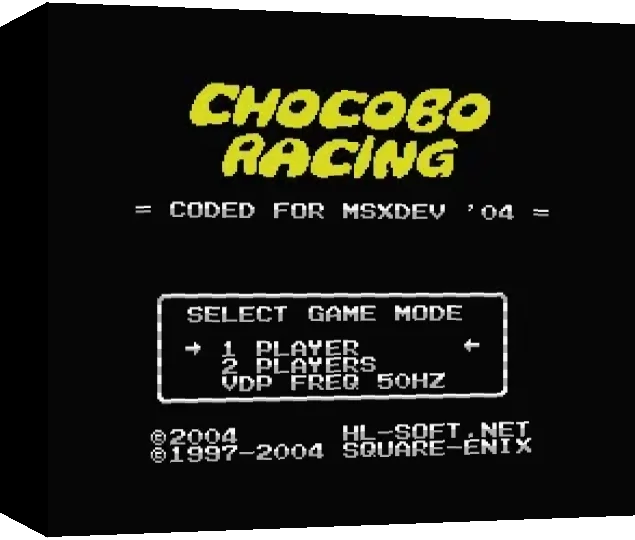 Chocobo Racing — box-3D (WOR)