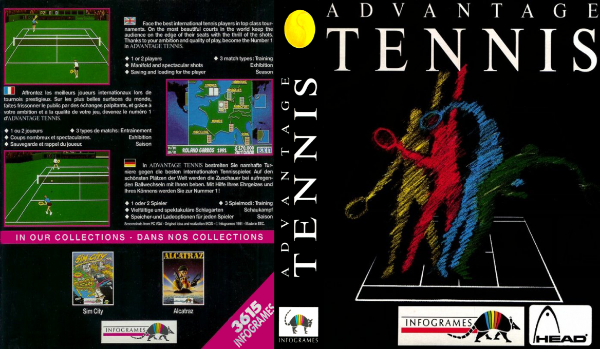 Advantage Tennis — box-texture (EU)