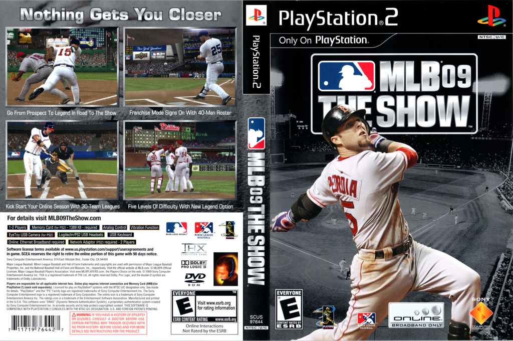 MLB 09 - The Show — box-texture (US)