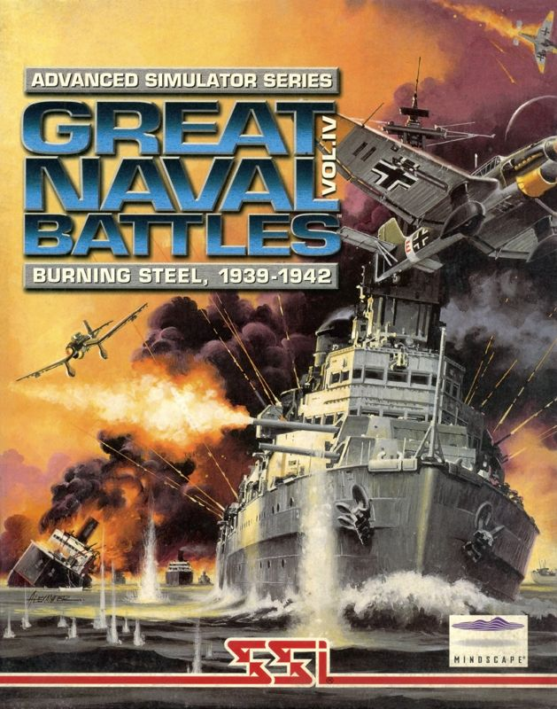 Great Naval Battles Vol 4 - Burning Steel 1939-1942 — box-2D (EU)