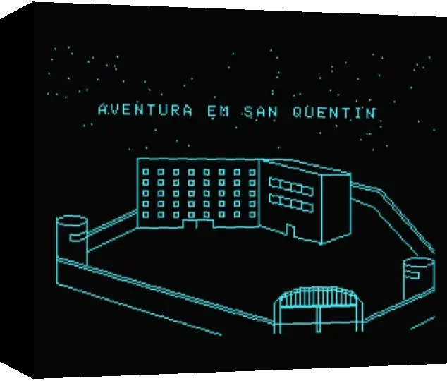 Aventura Em San Quentin — box-3D (WOR)
