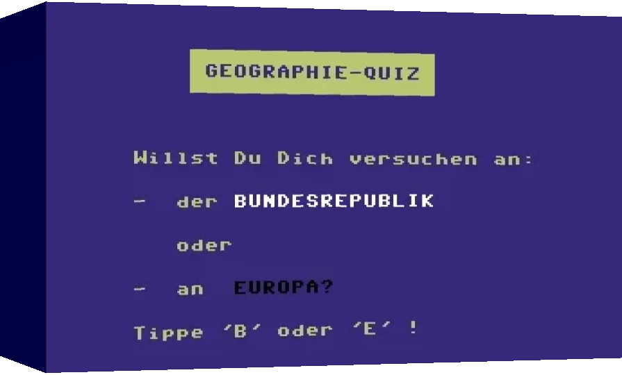 Geographie-Quiz — box-3D (WOR)