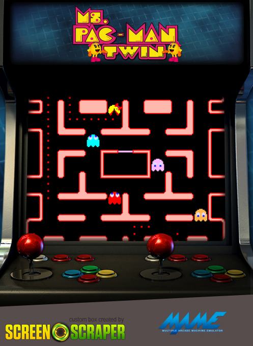 Ms Pac Man Twin box art