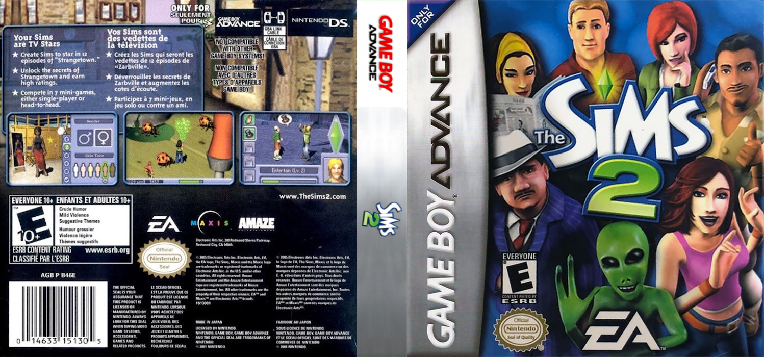 Sims 2, The — box-texture (US)