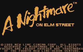 Nightmare On Elm Street, A — sstitle (US)
