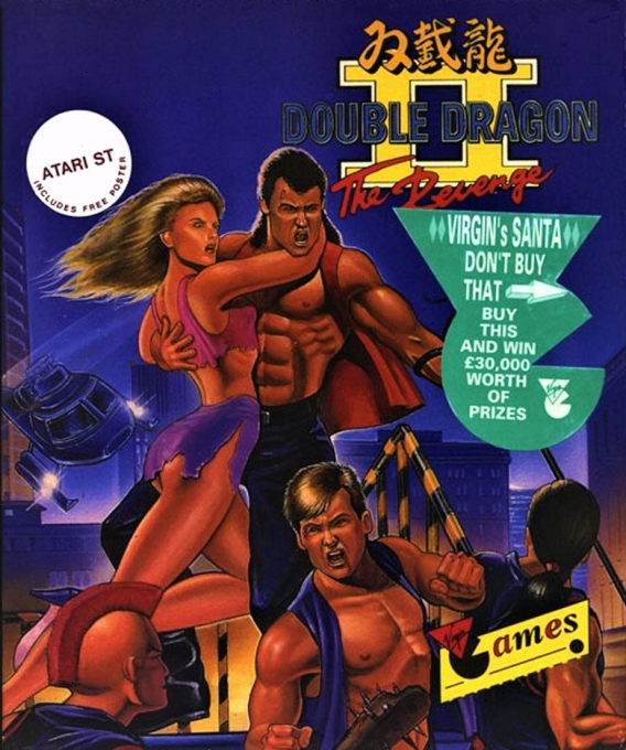 Double Dragon 2 - The Revenge — box-2D (EU)