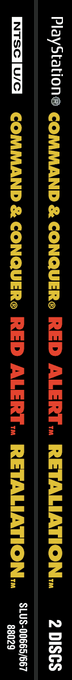 Command & Conquer - Red Alert — box-2D-side (US)