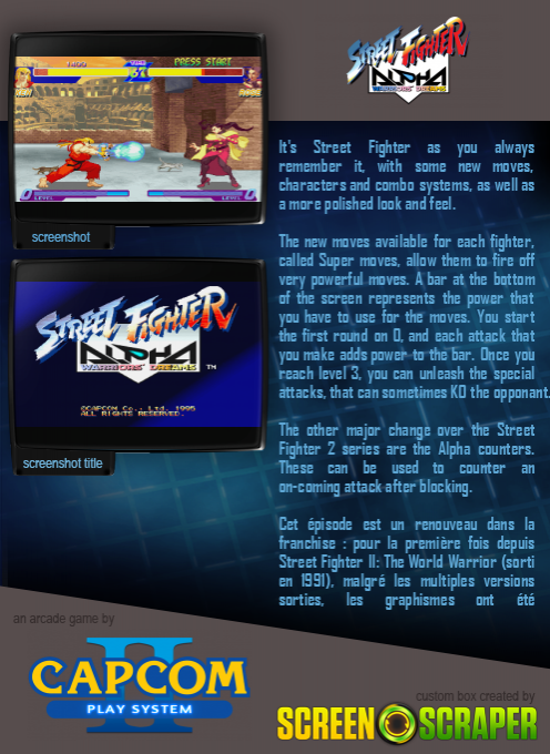 Street Fighter Alpha : Warriors' Dreams — box-2D-back (SS)