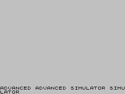 Advanced Advanced Simulator Simulator — sstitle (WOR)
