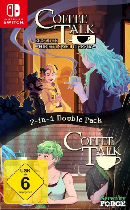 Coffee Talk 1 & 2 Double Pack — box-2D (DE)