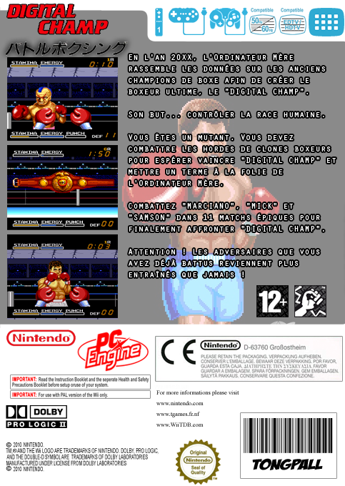 Digital Champ Battle Boxing — box-2D-back (FR)