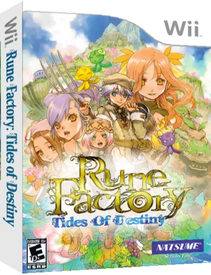 Rune Factory - Oceans — box-3D (US)