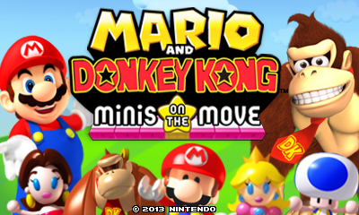 Mario and Donkey Kong : Minis on the Move — sstitle (WOR)