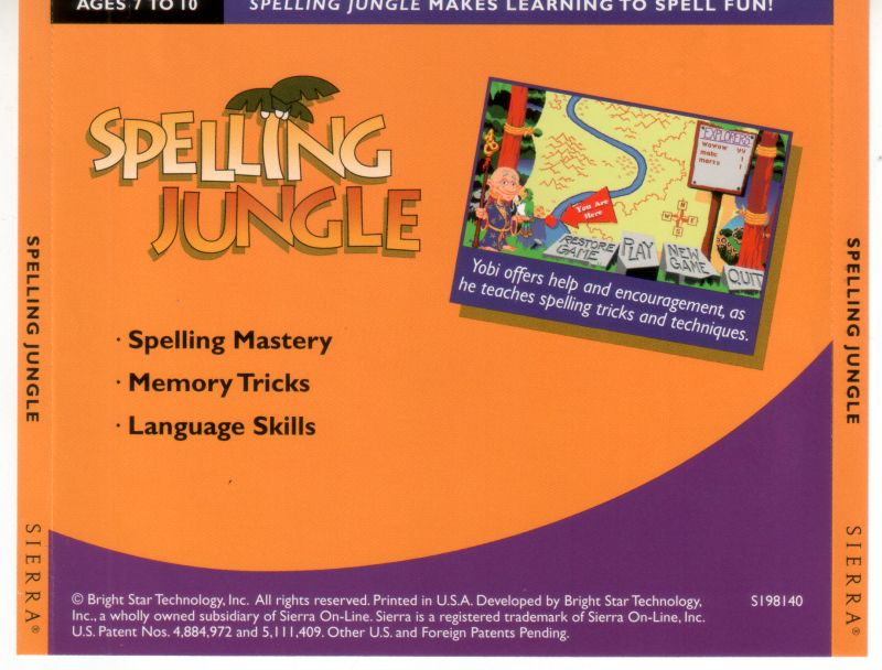 Spelling Jungle — box-2D-back (WOR)