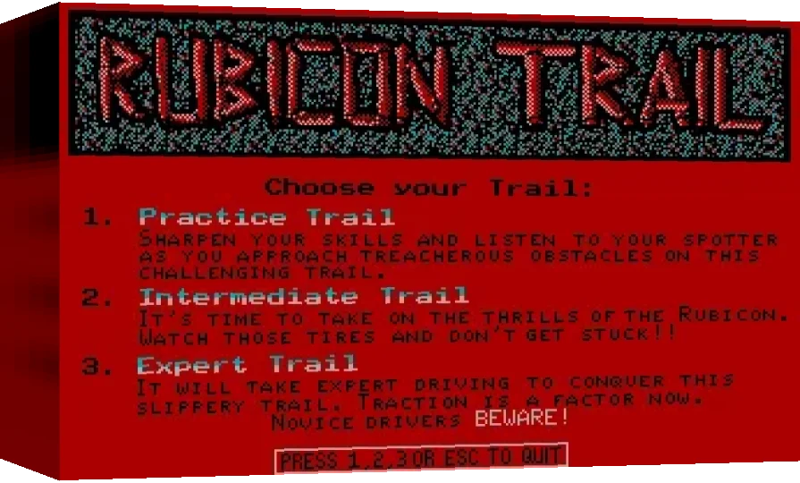 Rubicon Trail — box-3D (WOR)