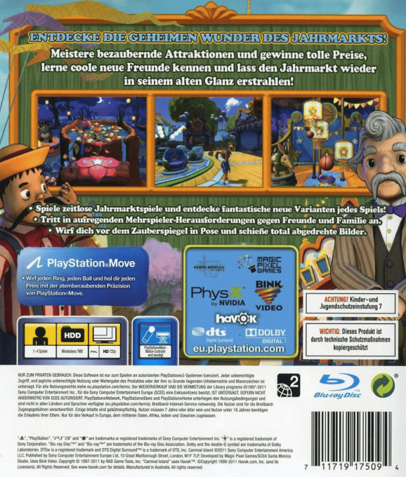Carnival Island — box-2D-back (DE)