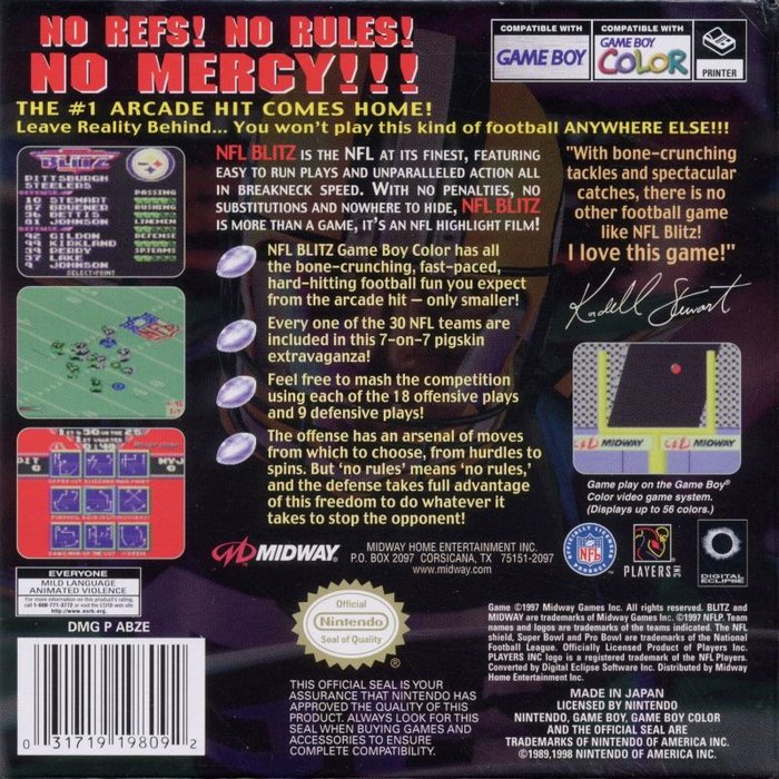 Nfl Blitz — box-2D-back (US)
