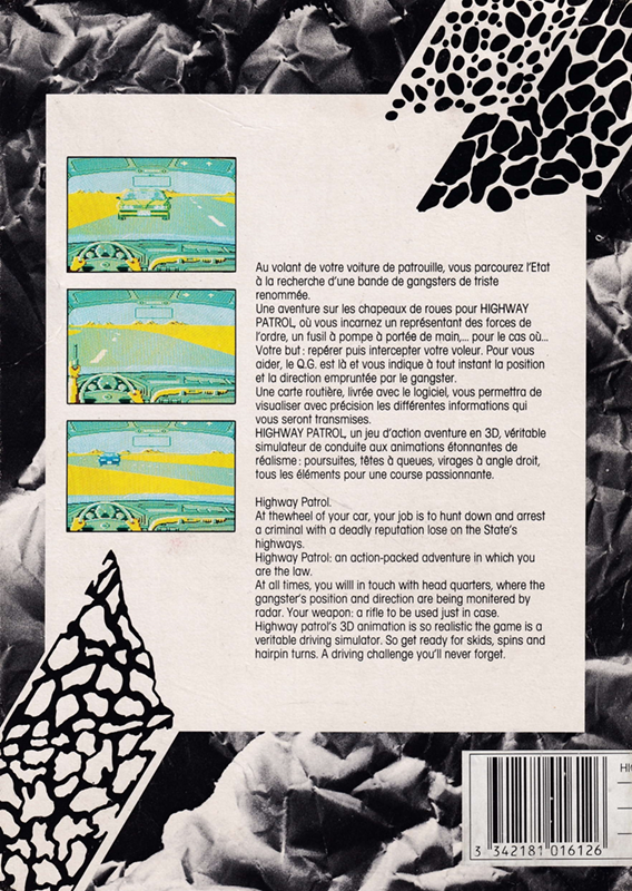 Highway Patrol — box-2D-back (EU)