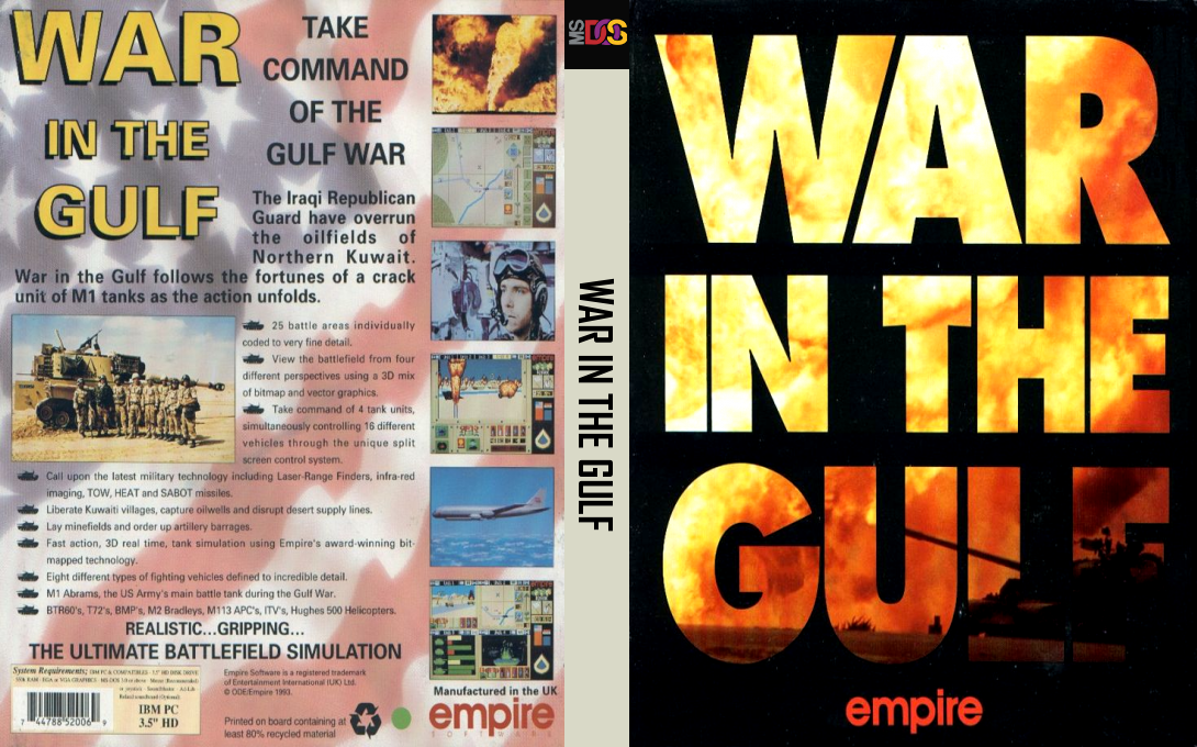War In The Gulf — box-texture (US)