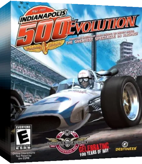 Indianapolis 500 Evolution — box-3D (US)