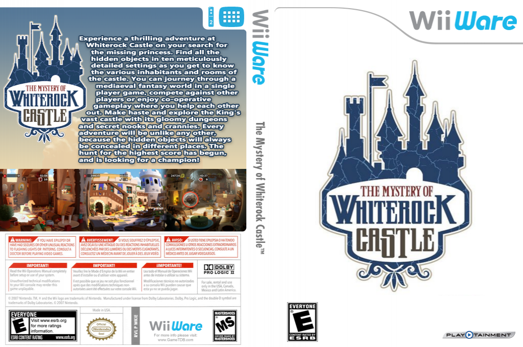 Mystère De Whiterock Castle, Le — box-texture (US)