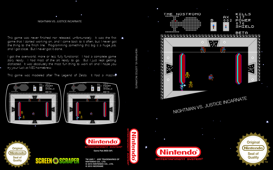 Nightman vs. Justice Incarnate — box-texture (SS)