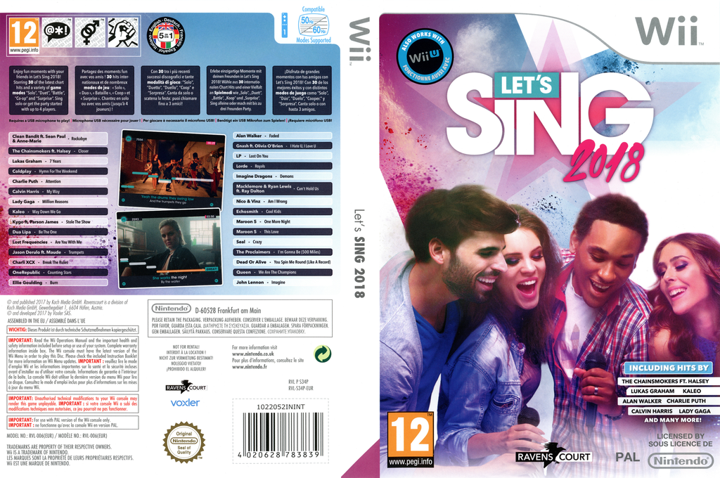 Let's Sing 2018 — box-texture (UK)